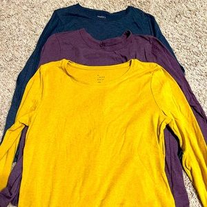 3 long sleeve shirts